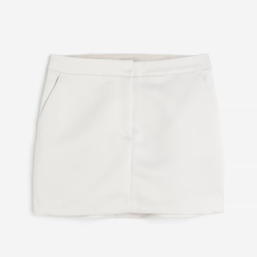 Light Beige Mini Skirt